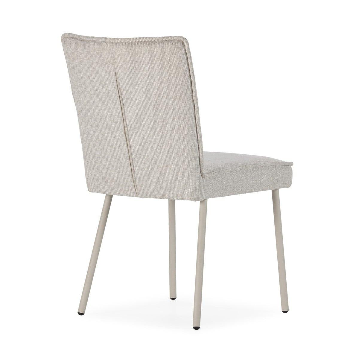 ESSZIMMERSTÜHLE STOFF 2er set 60/50,5/60 cm - Creme, Textil (60/50.5/53.5cm) - Calicosy