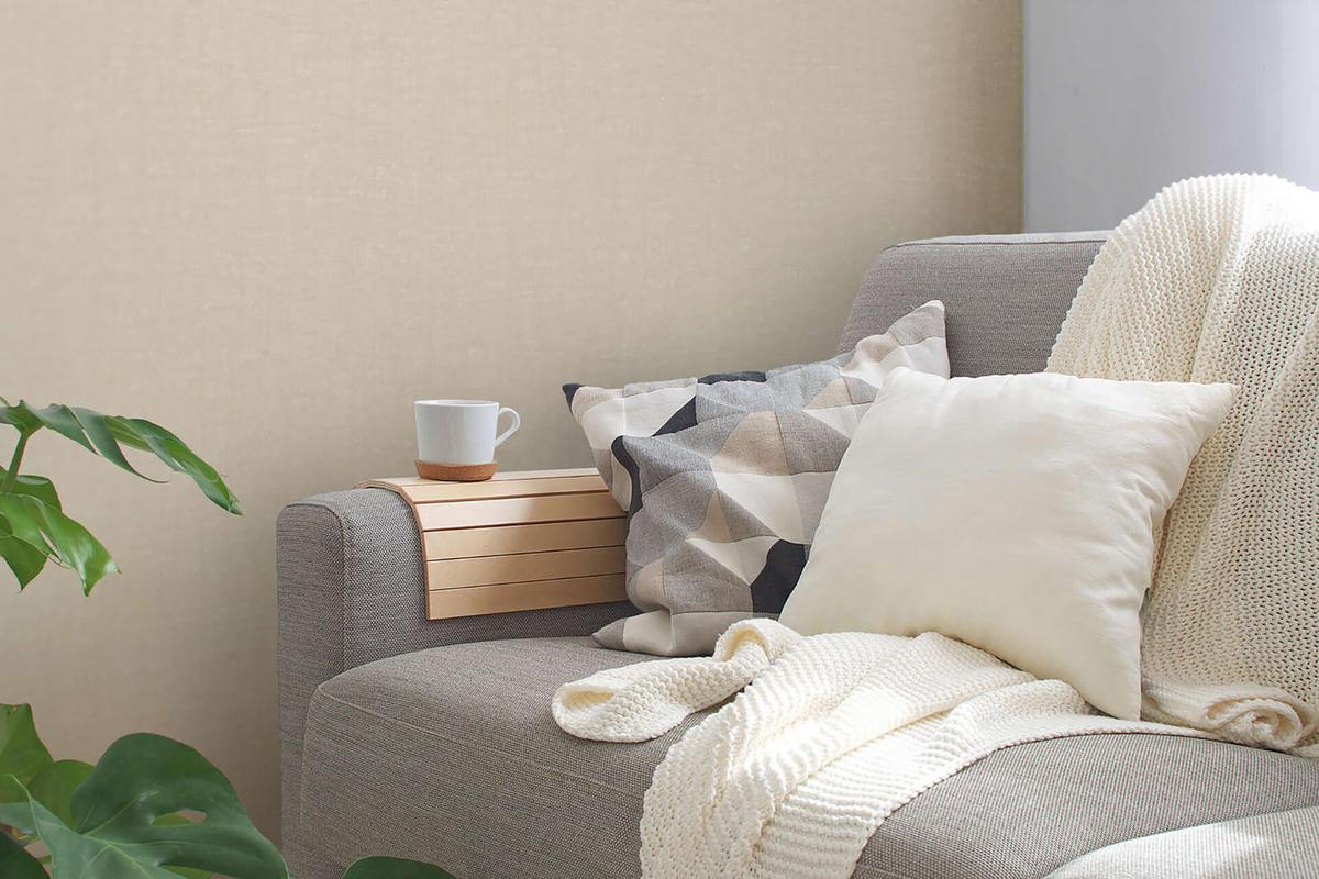 VLIESTAPETE Beige 53/1005 cm - Beige, Textil (53/1cm) - KUNSTLOFT