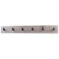 GARDEROBENPANEEL Linea Eiche Nordic - Silbereichenfarben, Holzwerkstoff (110.5/14.5/3.5cm) - Vladon