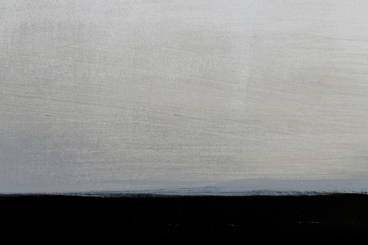 ACRYLBILD HANDGEMALT 75/100 cm - Schwarz, Holz/Textil (75/100cm) - KUNSTLOFT