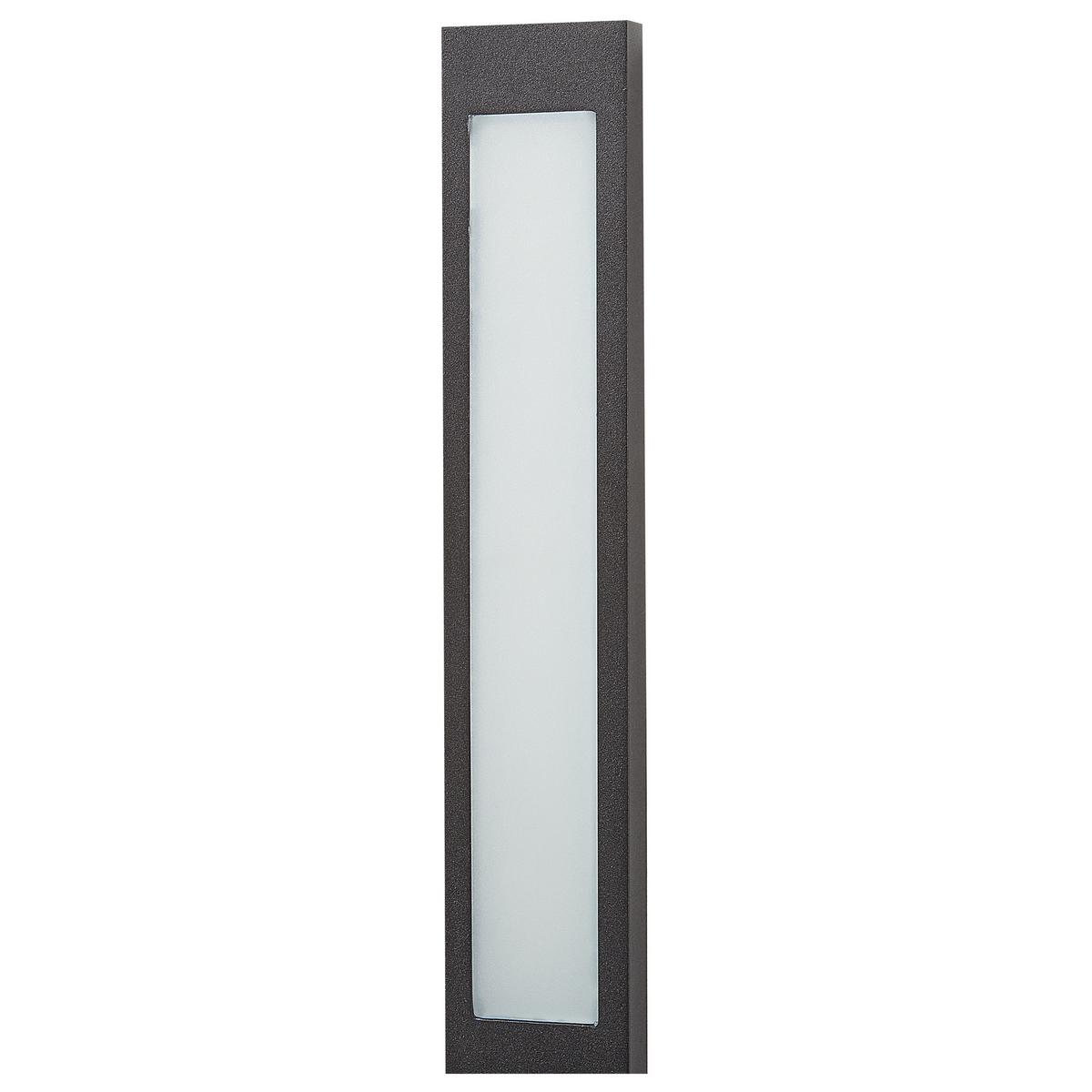 AUSSENWANDLEUCHTE Melgam 13/7/89 cm - Schwarz, Metall (7/89/13cm) - Beliani