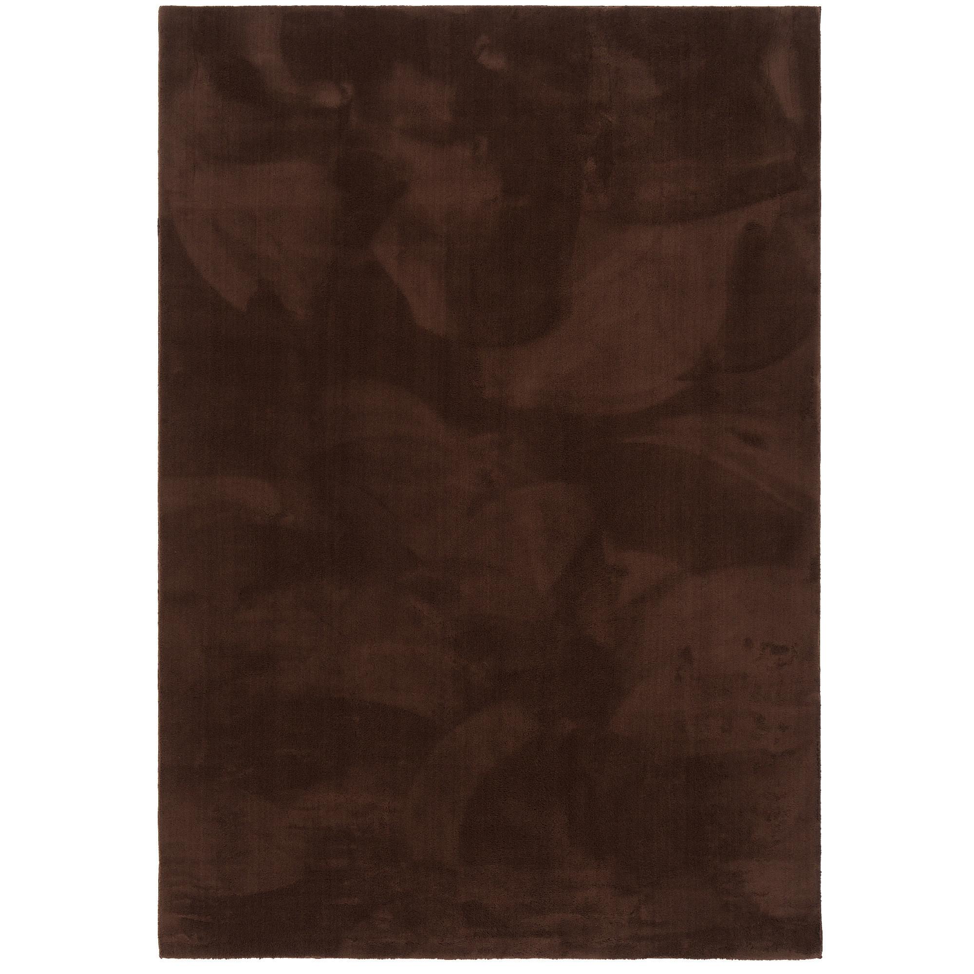 FELLTEPPICH SUPER SOFT PEARL - Dunkelbraun, Textil (120/170cm) - Pergamon