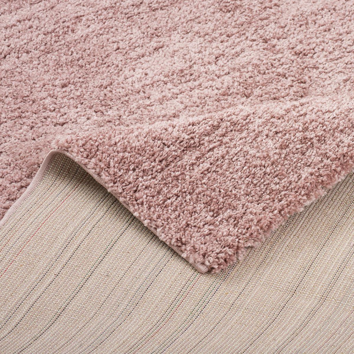 HOCHFLOR LANGFLOR TEPPICH ALOHA - Altrosa, Textil (60/110cm) - Pergamon