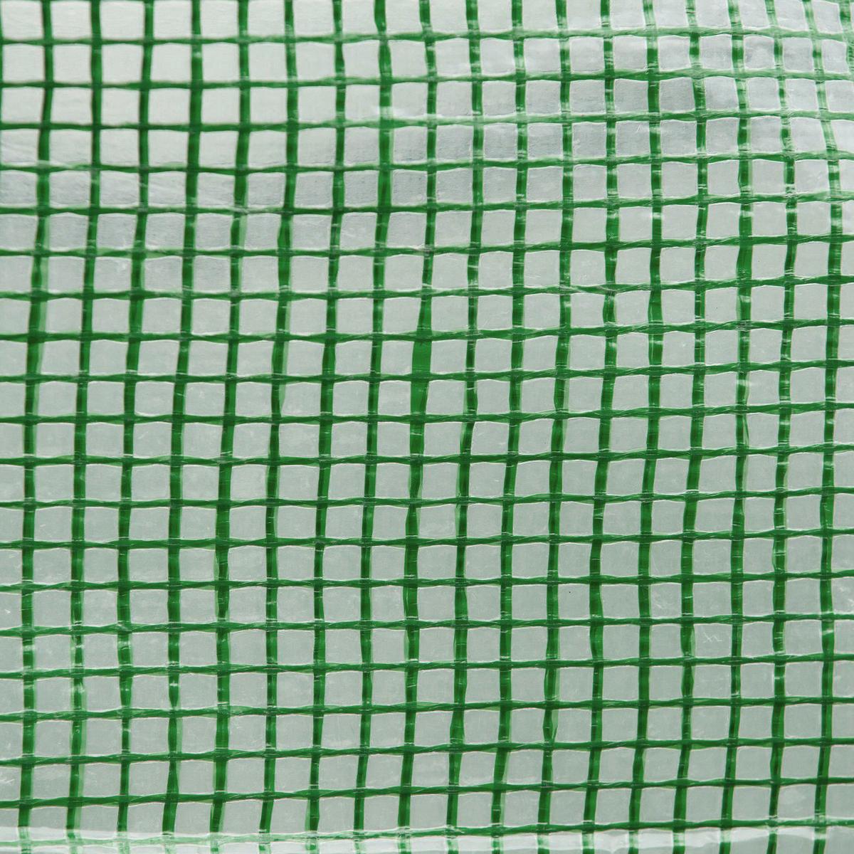 FOLIENGEWÄCHSHAUS, Dunkelgrün, PE-Kunststoff, Stahl - Dunkelgrün, Kunststoff (300/200/450cm) - Outsunny