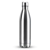 THERMOSKANNE 1 Liter Auslaufsicher - Silberfarben, Metall (0.75L) - Intirilife