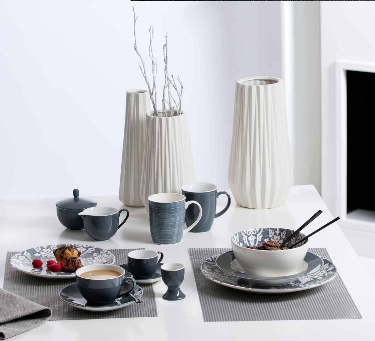 EIERBECHER Doppio Anthrazit ø 5 cm 6er Set - Anthrazit, Keramik (5/6/5cm) - Ritzenhoff Breker