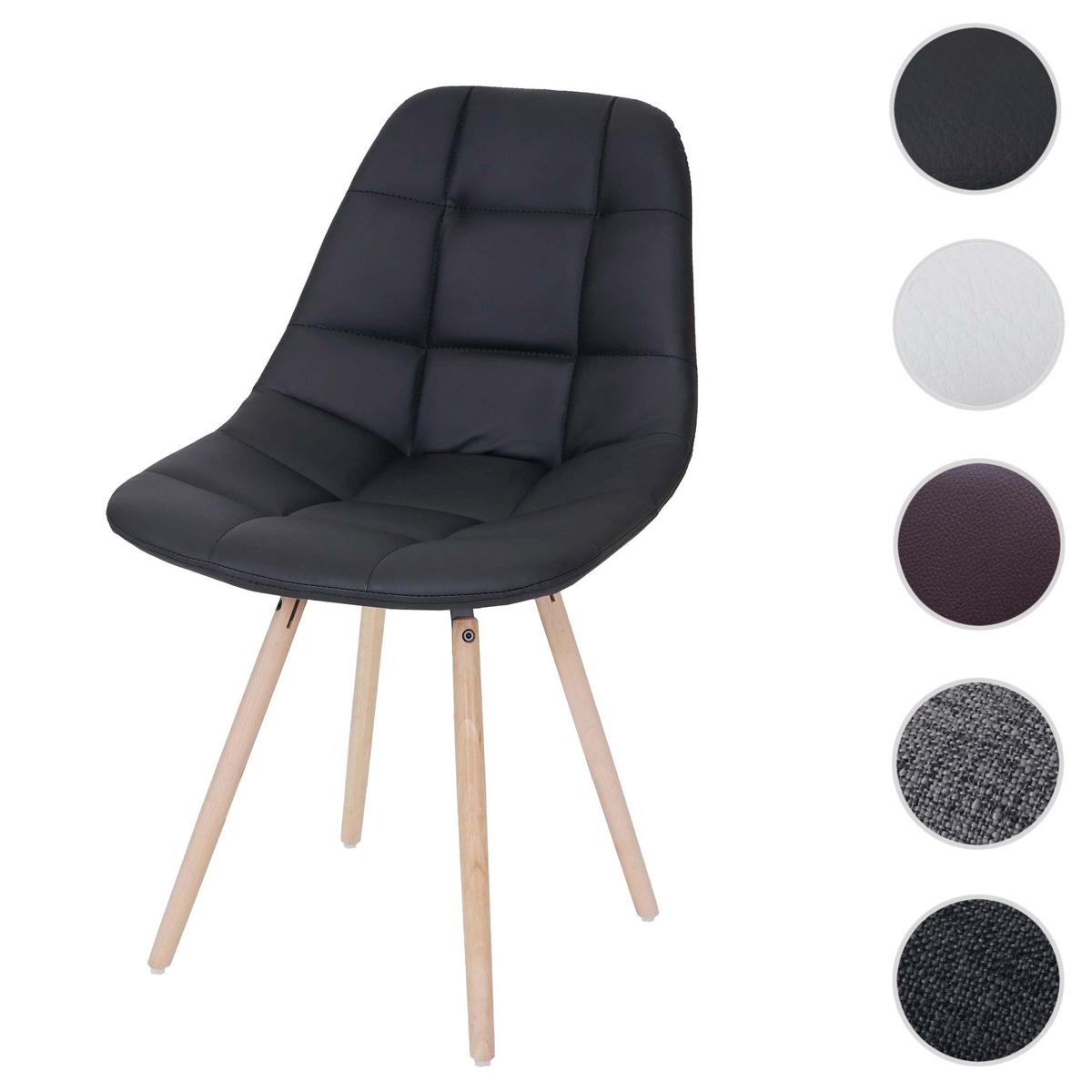 ESSZIMMERSTUHL Schwarz - Schwarz, Textil (47/82/53cm) - MCW
