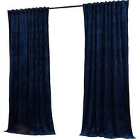 VORHANG 2ER SET MILANO HxB 280x135 cm Blau - Blau, Textil (135/280cm) - Gardinenbox
