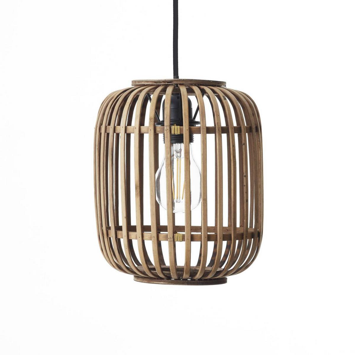PENDELLEUCHTE Woodrow 93778/20 - Hellbraun, Metall (21.5/105/130cm) - Brilliant