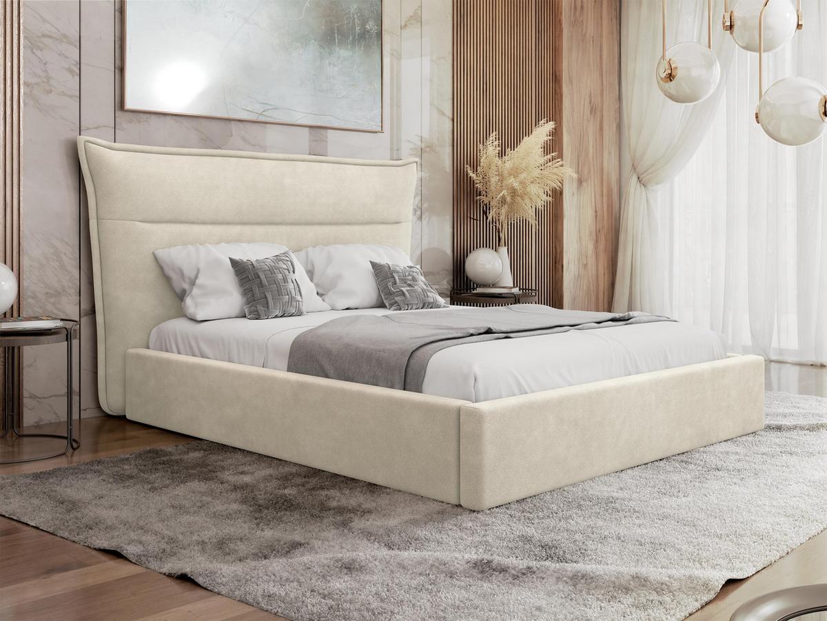 POLSTERBETT Tinkus - Beige/Naturfarben, Holz/Holzwerkstoff (140/200cm) - MIRJAN24