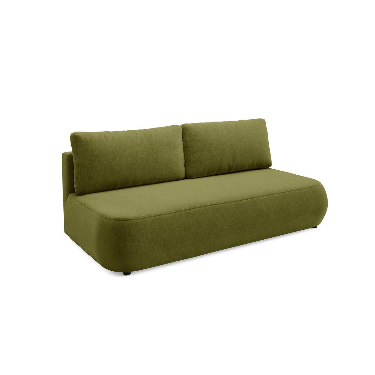 SOFA Antonio 3 Sitzplätze Grün - Grün, Holz (210/82/106cm) - Petits-meubles