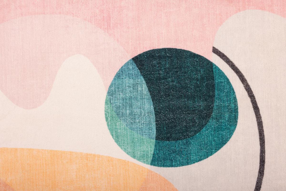 BADTEPPICH Ariella Bunt 60x100 cm - Multicolor, Textil (60/100cm) - Gino Falcone