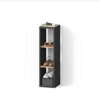 AUFBEWAHRUNGSREGAL Ortello Anthrazit/Goldkraft Eiche 21.6 x 80.1 cm - Honigeiche/Anthrazit, Holzwerkstoff (21.6/80.1/24cm) - Livinity®