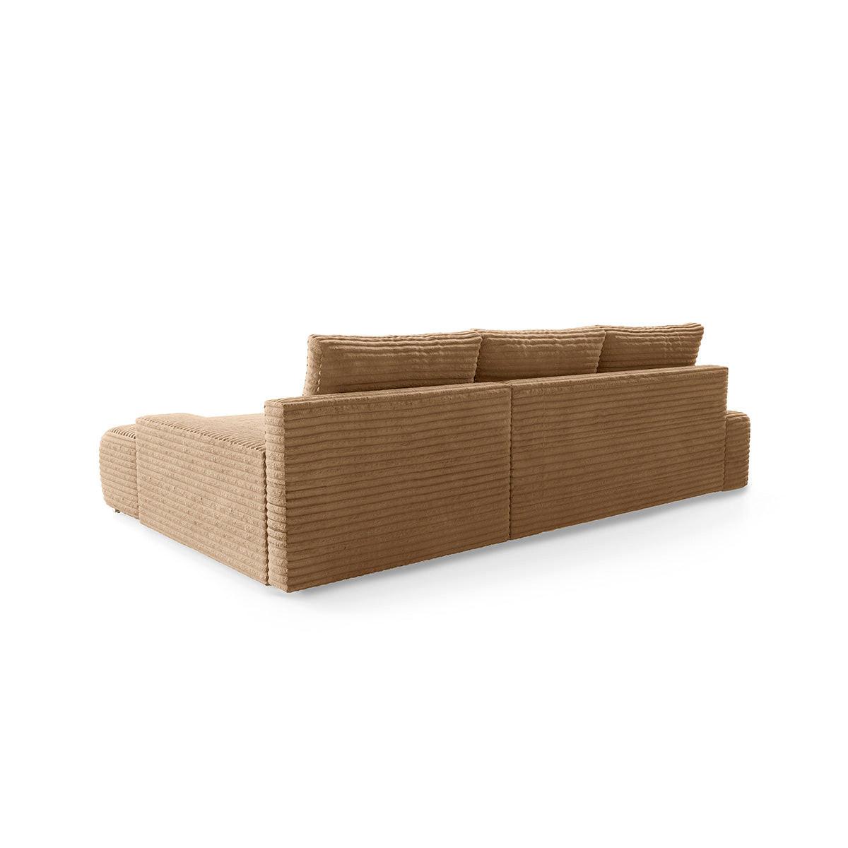 ECKSOFA Ivana 3 Sitzplätze Beige - Beige, Holz (265/172cm) - Petits-meubles