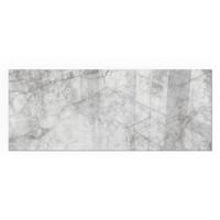 GLASPLATTE für Kamin 125x50 cm - Grau, Glas (125/50/0.4cm) - TULUP