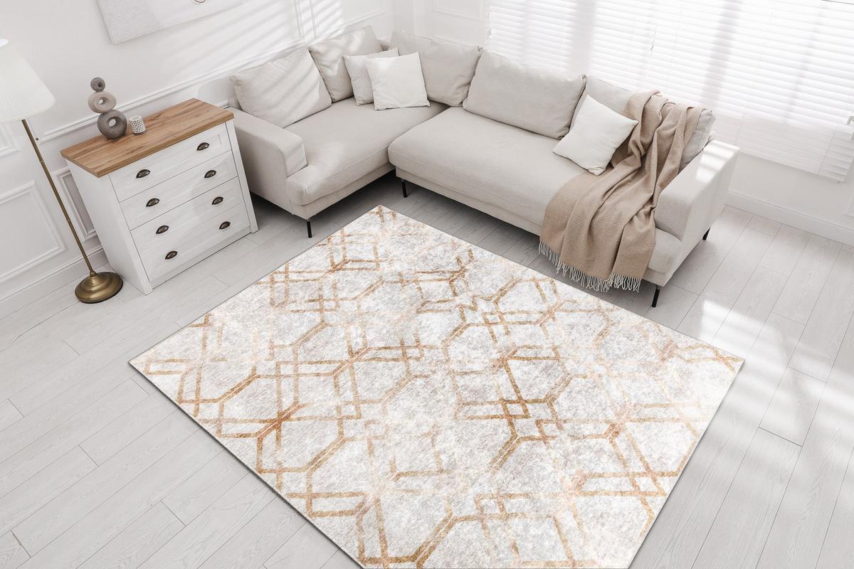 TEPPICH Miro 80/150 cm - Goldfarben, Textil (80/150cm) - rugsX