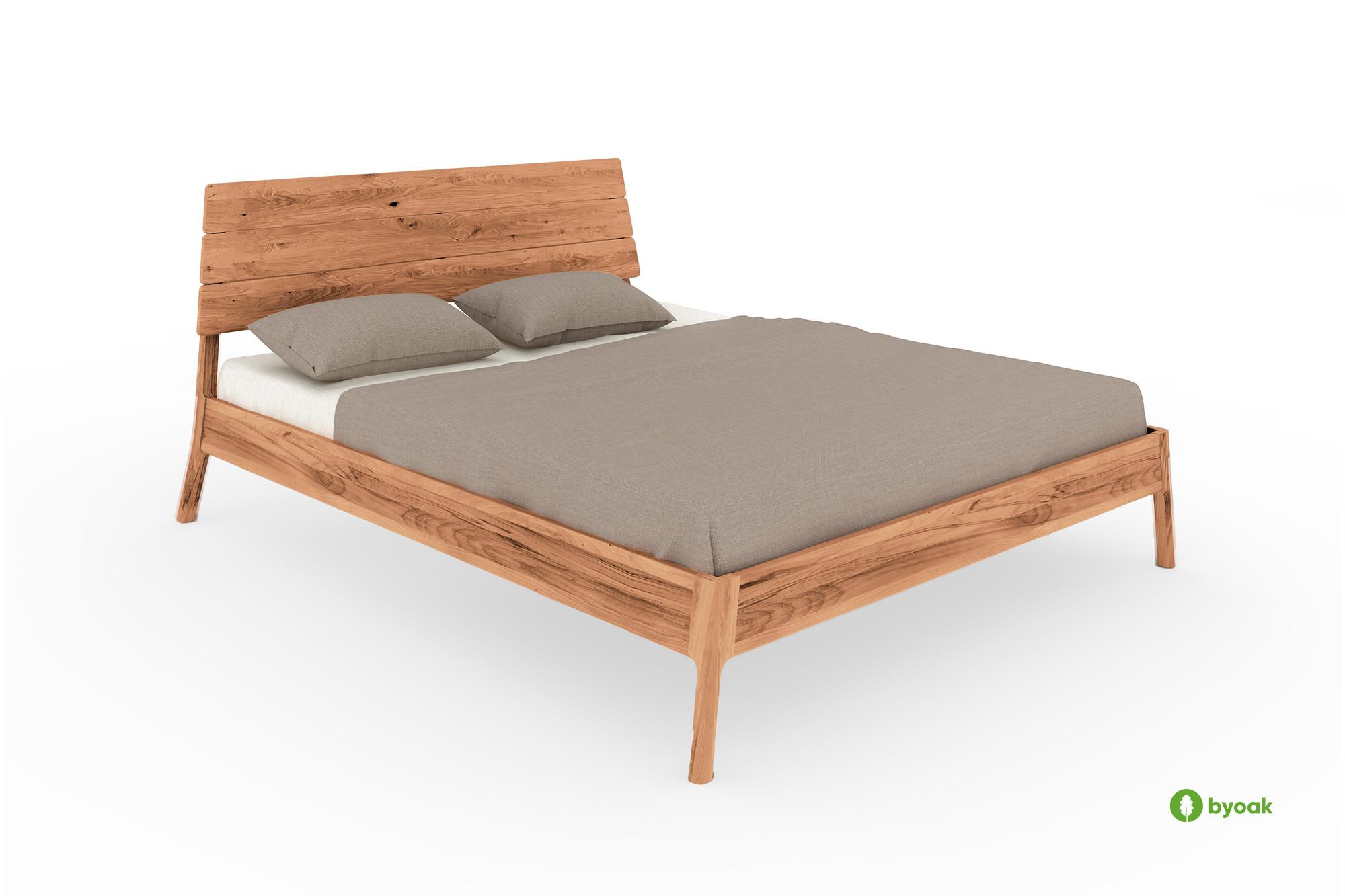 MASSIVHOLZBETT PAUL 1 200 x 220 Kernbuche - Kernbuche, Holz (200/220cm) - byoak
