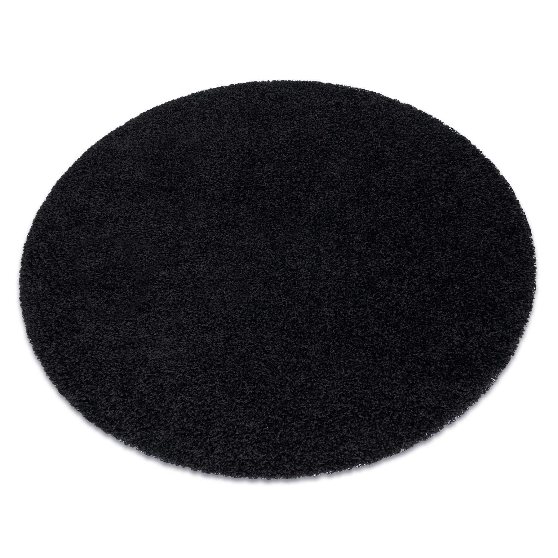 TEPPICH Soffi 100 cm - Schwarz, Textil (100/100cm) - rugsX