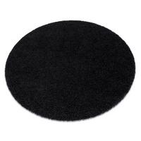TEPPICH Soffi 100 cm - Schwarz, Textil (100/100cm) - rugsX