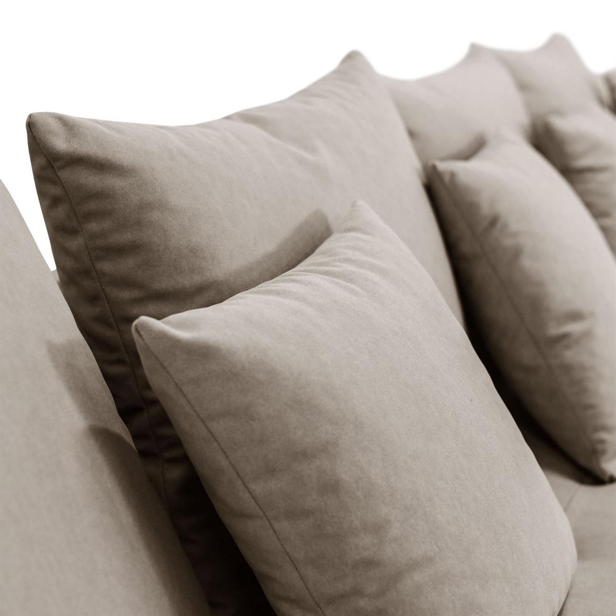 ECKSOFA APOLLO L mit Schlaffunktion und Bettkasten – rechte Seite - Beige, Textil (246/188cm) - Lookway