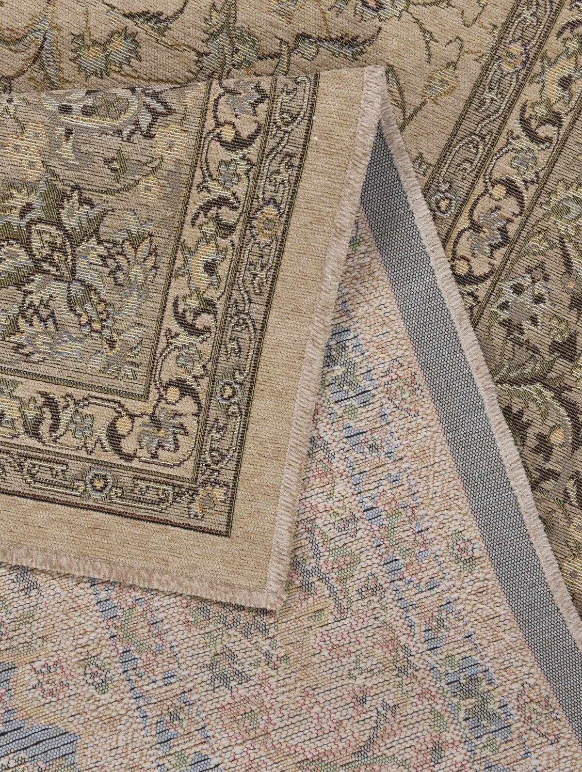 FLACHWEBTEPPICH Flomi Garden 60x90 cm - Beige, Textil (60/90cm) - THEKO