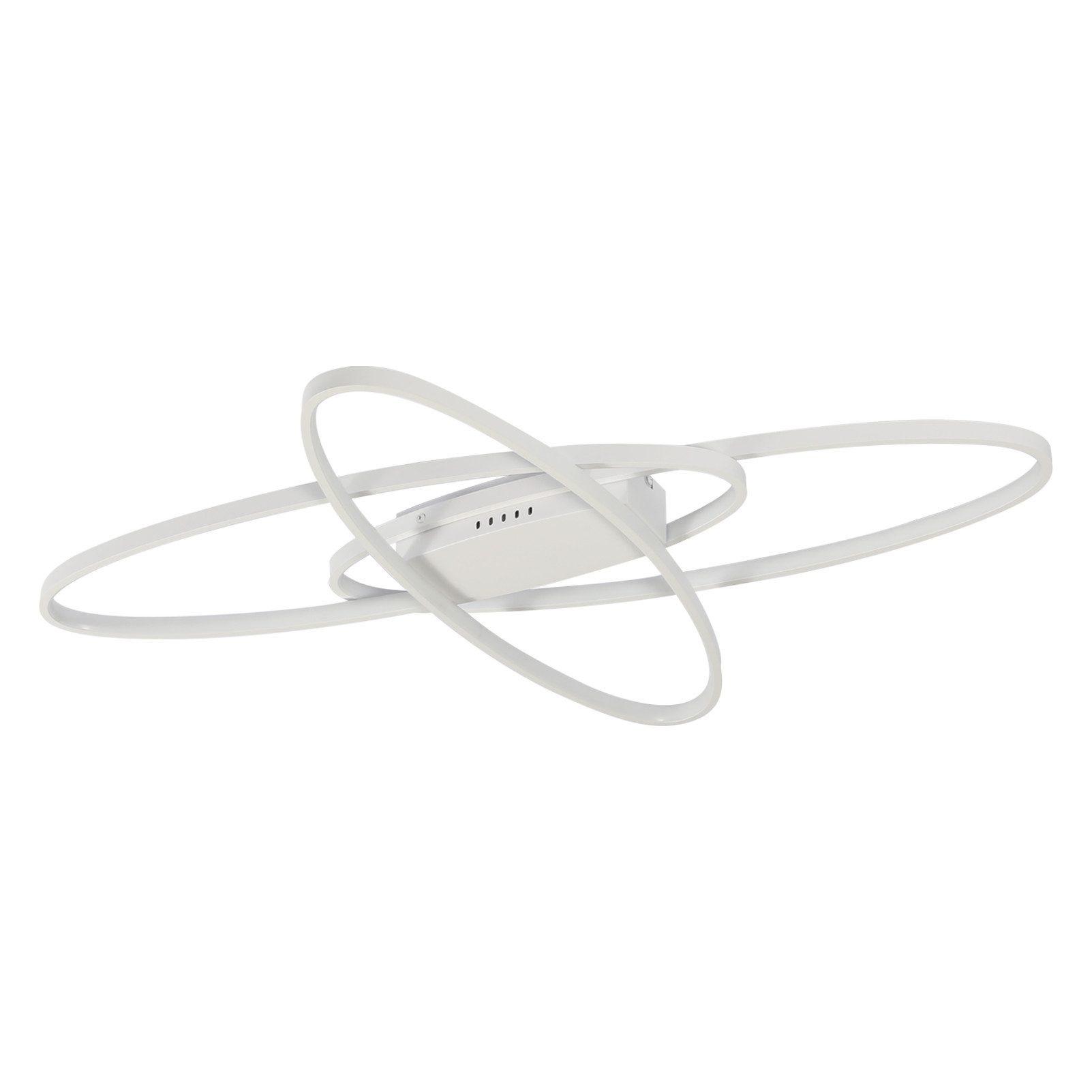 LED-DECKENLEUCHTE Zoe 85/62/7cm - Weiß, Metall (85/62/7cm) - ZMH