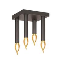 DECKENLEUCHTE Clemens 15/15/15 cm - Schwarz, Metall (15/15/15cm) - Nettlife