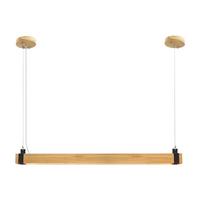 PENDELLEUCHTE Valeska 100/12/150 cm - Braun, Holzwerkstoff (100/12/150cm) - Nettlife