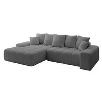 ECKSOFA Ottomane Links ENSI-L - 267x164x69 cm Platinfarben - Platinfarben, Holzwerkstoff/Kunststoff (267/164cm) - ALTDECOR
