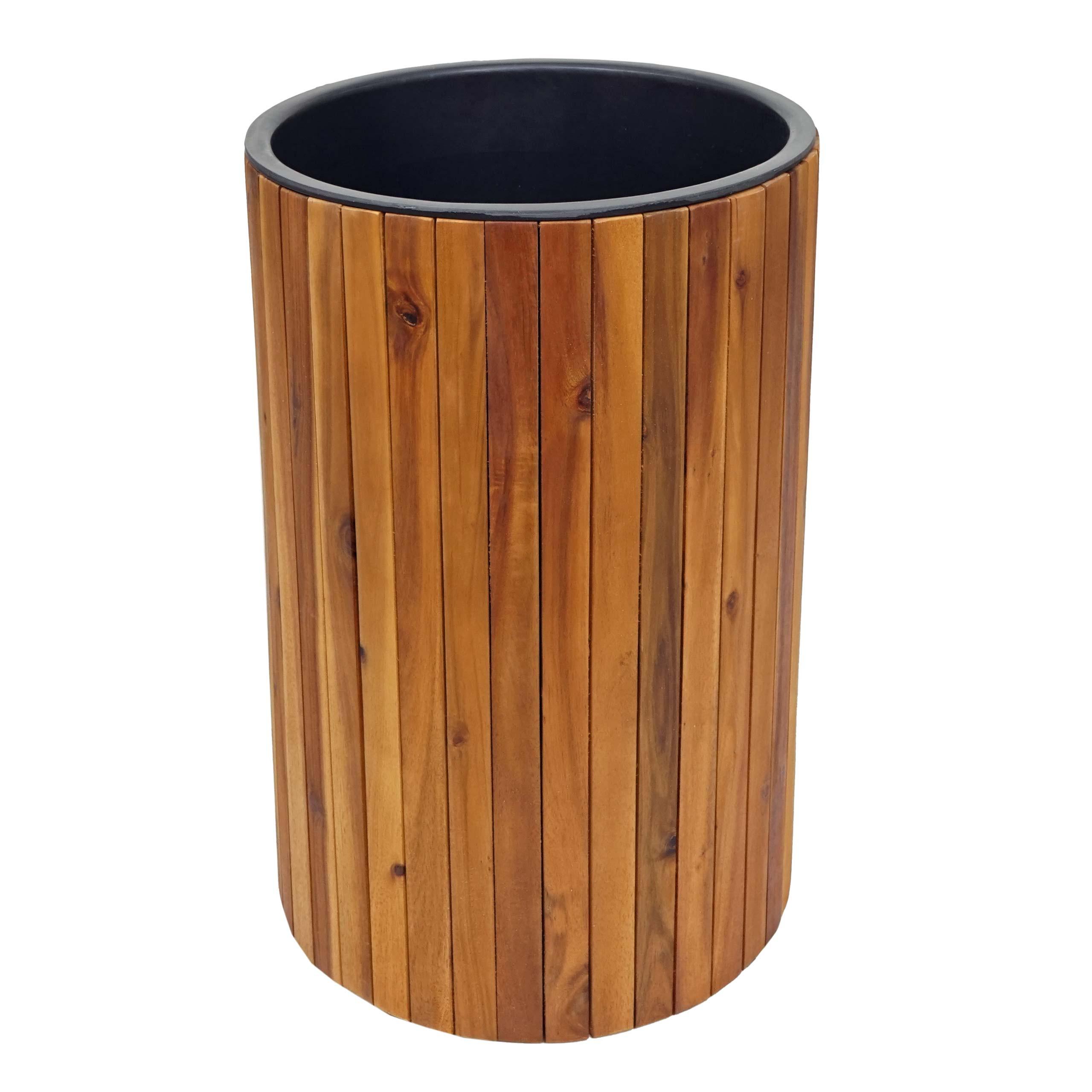 PFLANZKASTEN Braun, Schwarz - Schwarz/Braun, Holz (34/50/34cm) - MCW