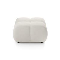 POLSTERHOCKER DUCA Modern Sitzhocker, Fußhocker Creme - Creme, Holzwerkstoff/Kunststoff (72/43.5/72cm) - MASSENO