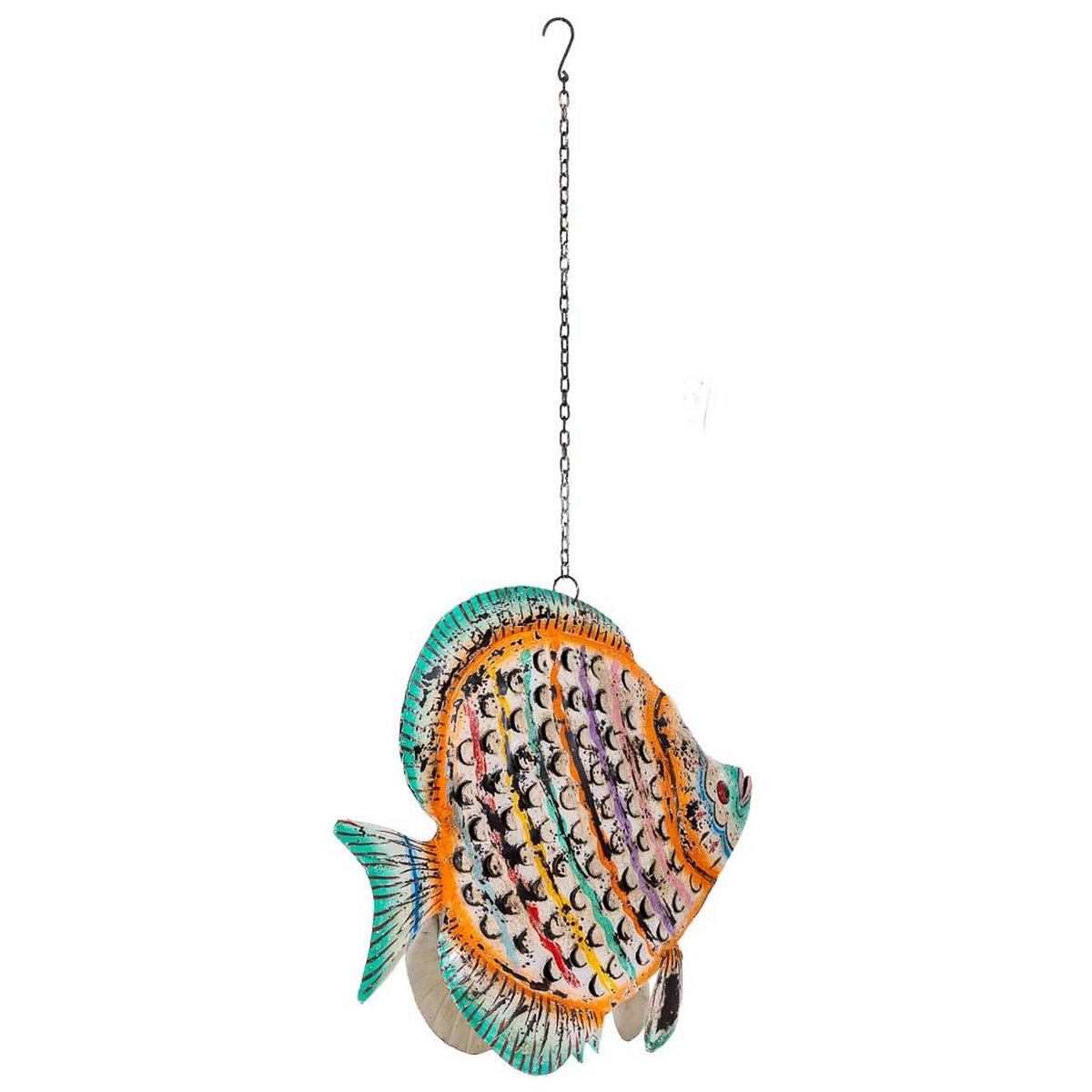 DEKORATIONSSTÜCK aus Metall, 58x15x61cm - Multicolor, Metall (58/61/15cm) - Wanderlust