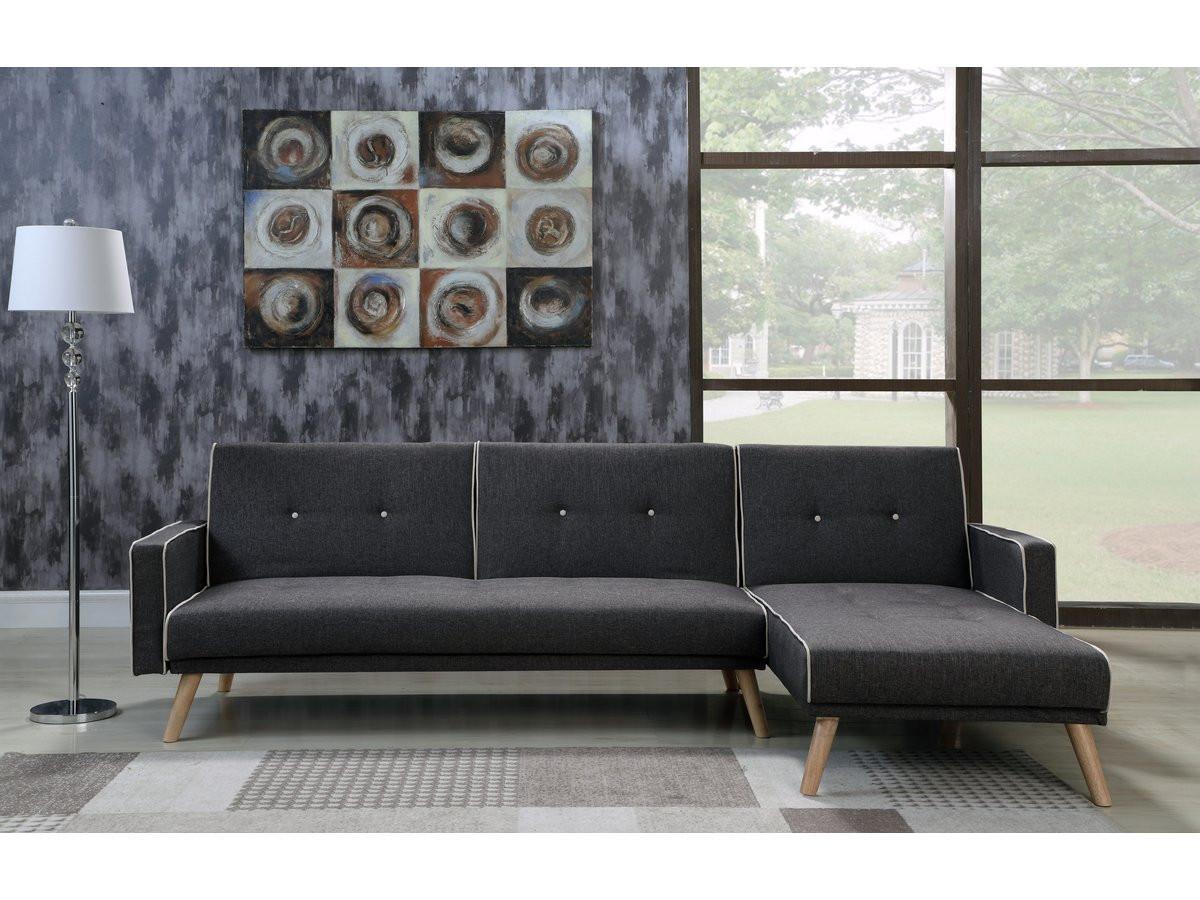 ECKSOFA jules Grau - Grau, Textil (148/275cm) - Habitat Garten