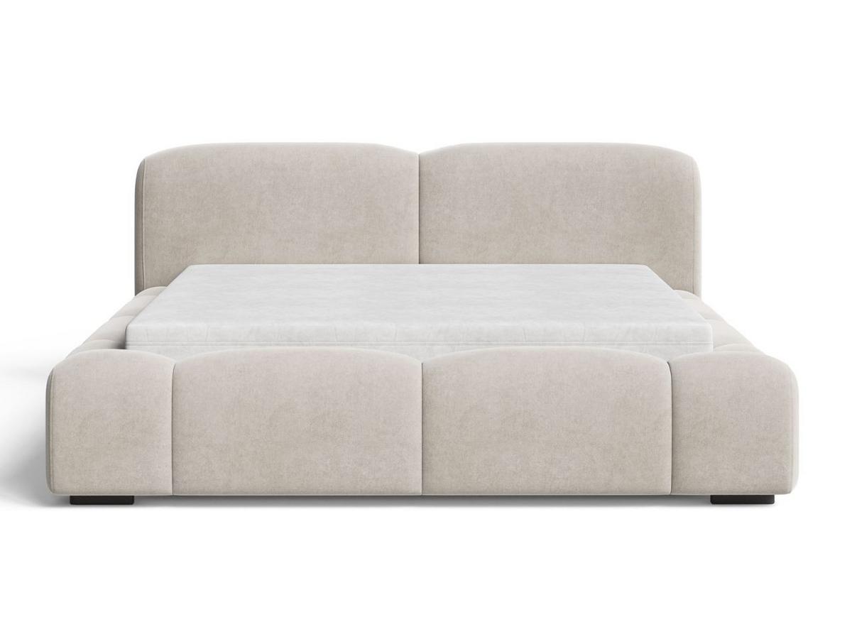 POLSTERBETT Aubi 180x200 Beige - Beige, Textil (180/200cm) - Graingold