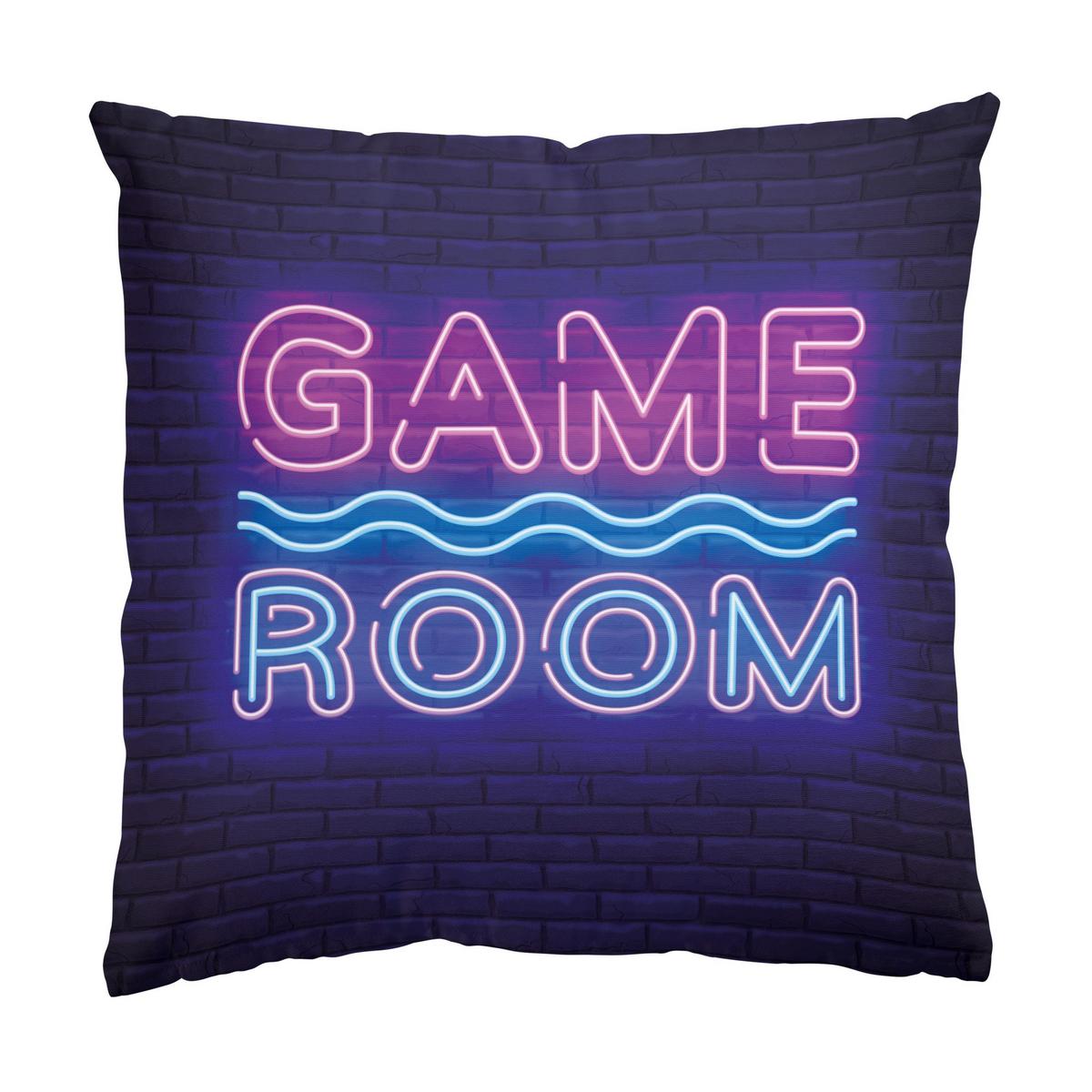 DEKOKISSEN 2er-Set Neon Game Room Controller Duo 40/40 cm - Pink, Textil (40/40cm) - Bilderwelten