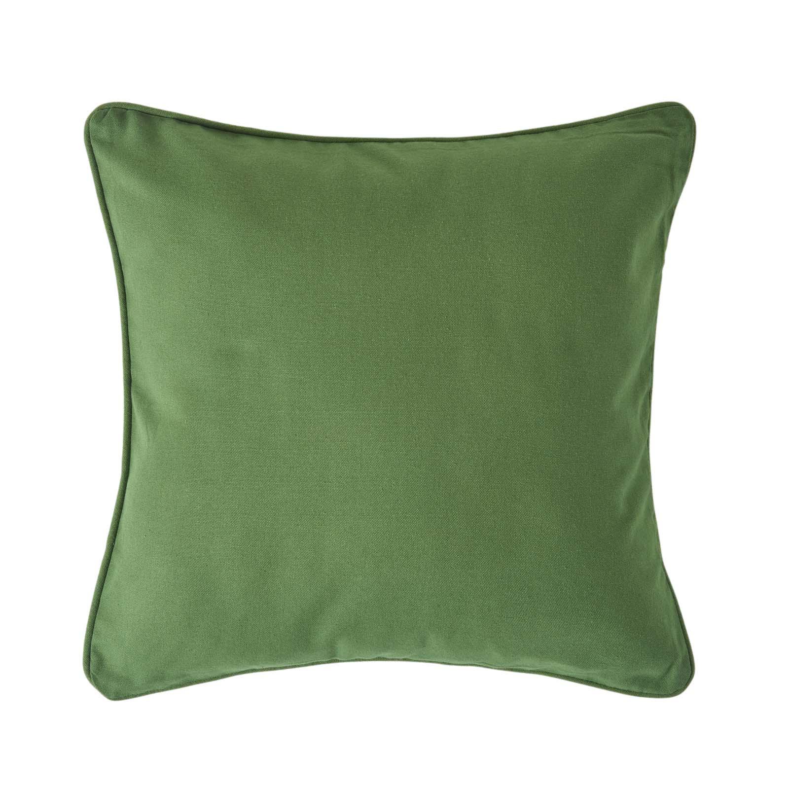KISSENHÜLLE olivgrün 30/30 cm, 100% Baumwolle - Olivgrün, Textil (30/30cm) - Homescapes