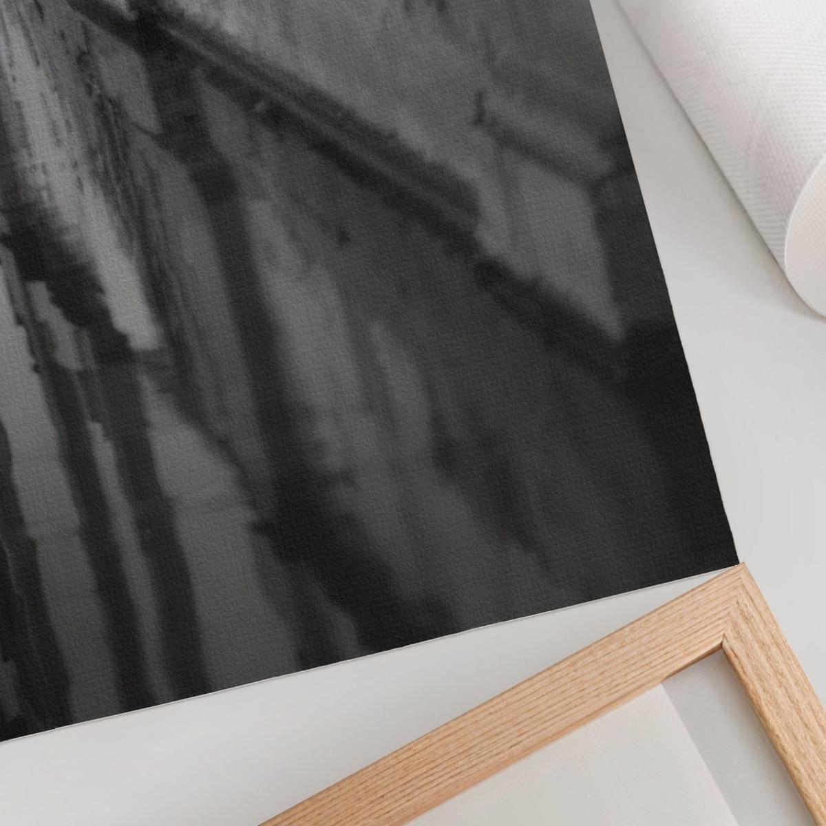 POSTER - 59x84 cm - Visual Echo - Architektonische Symmetrie - Schwarz, Textil (59/84/0.1cm) - TULUP
