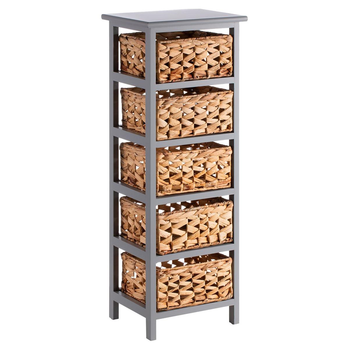 KOMMMODE ARBO grau - Braun, Holz (30/84/25cm) - CARO-Möbel