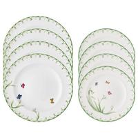 TELLER-SET Colourful Spring bunt 8-tlg. - Multicolor, Keramik (2/2/2cm) - Villeroy & Boch
