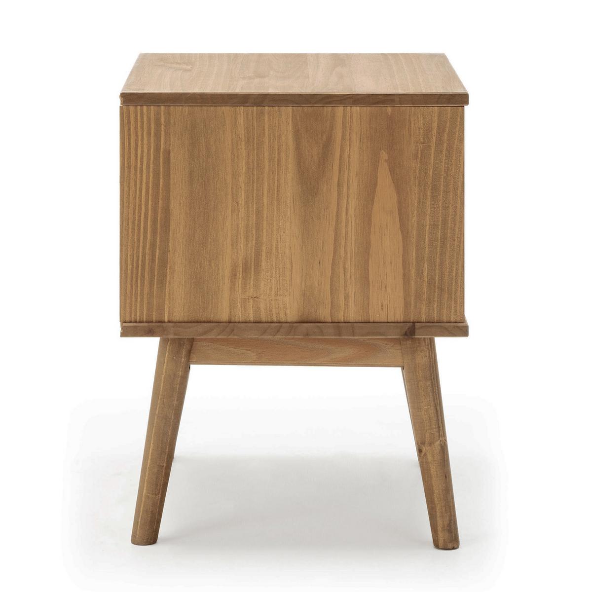 NACHTTISCH Bali 1 Schublade Farbe Wachs - Eichefarben, Holz (40/52/40cm) - VS Venta-stock