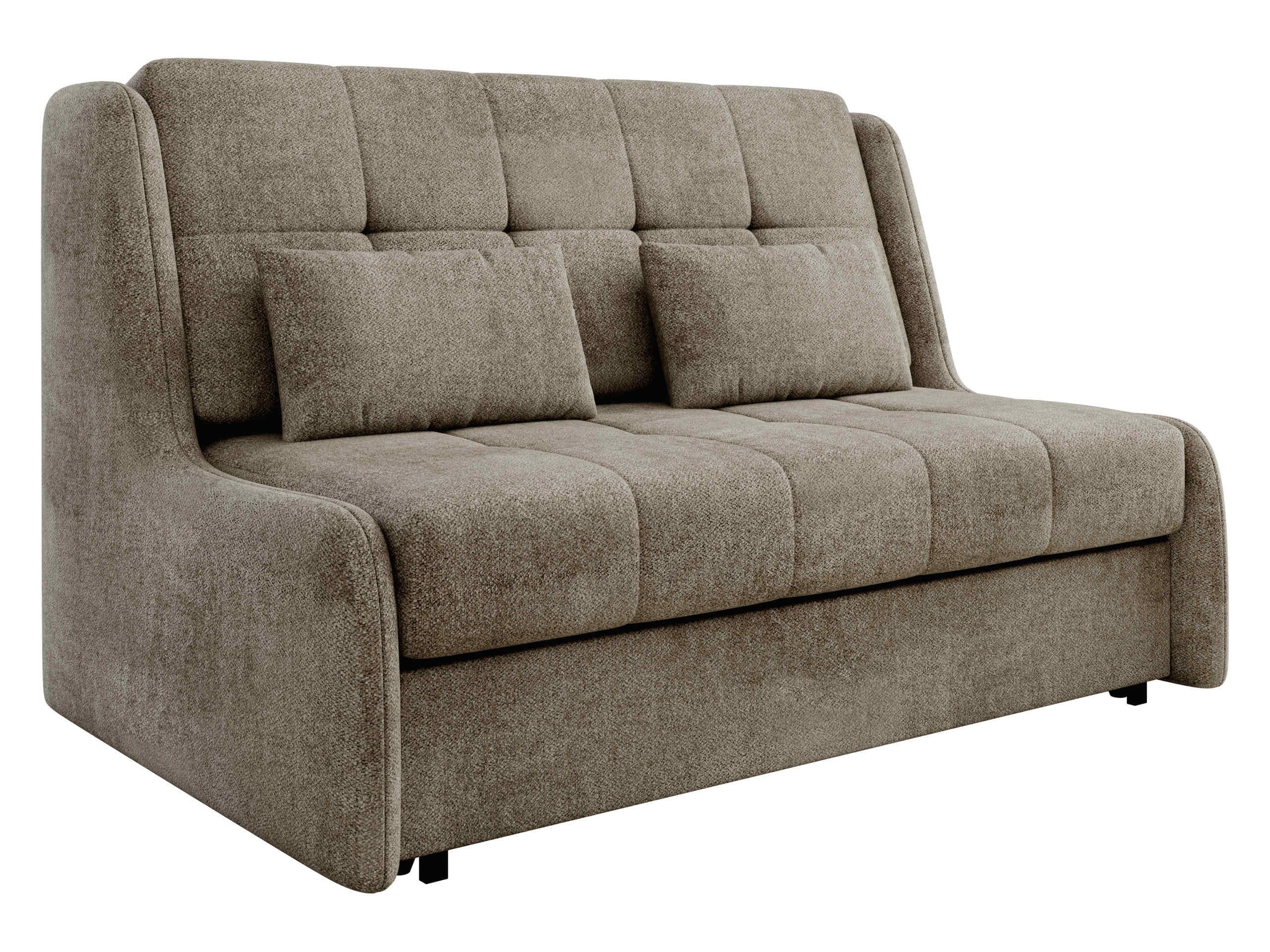SCHLAFSOFA Viva Elite III - Schwarz/Braun, Holz/Metall (146/85/98cm) - MIRJAN24