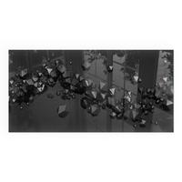 GLASPLATTE für Kamin 100x50 cm - Schwarz, Glas (100/50/0.4cm) - TULUP