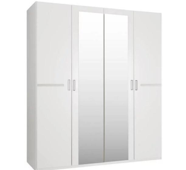 Drehtürenschrank Anna in Weiß