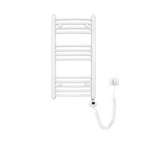 HANDTUCHHEIZKÖRPER elektrisch gebogen Weiß 75/40 cm - Weiß, Metall (40/75/4.4cm) - EMKE