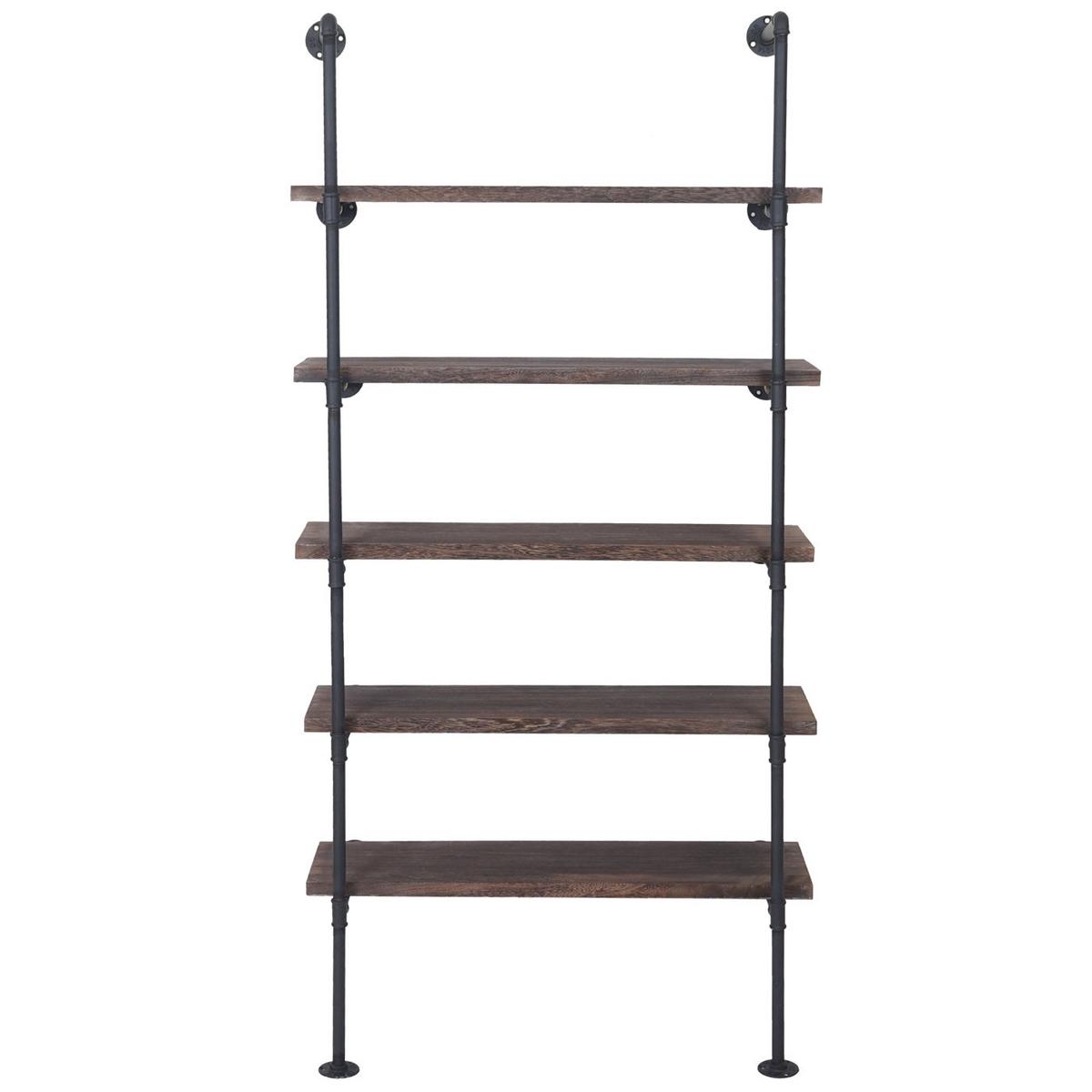 STANDREGAL Braun - Braun, Holz (80/165/28cm) - MCW