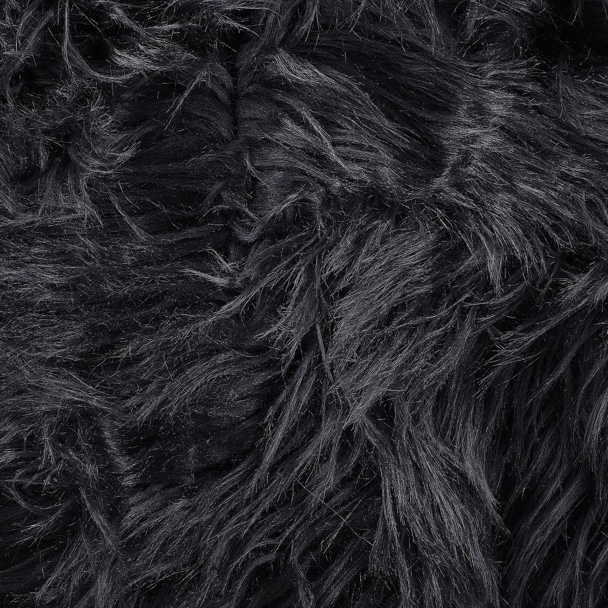 TAGESDECKE Schwarz 200 x 220 cm Delice - Schwarz, Keramik (200/220cm) - Beliani