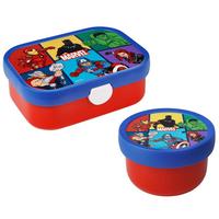 OBST- UND BENTOBOX AVENGERS Campus bunt 300 & 750 ml - Multicolor, Kunststoff (2/2/2cm) - Mepal