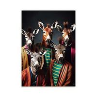 POSTER Okapi Mode A3 Rahmenlos - Klar, Papier (29.7/5/42cm) - Nacnic