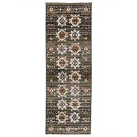 KURZFLORTEPPICH PERRAN, im Vintage-Stil, Grün, 80 x 300 cm - Grün, Textil (300/80cm) - KADIMA DESIGN