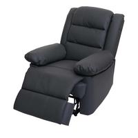 RELAXSESSEL Grau - Grau, Leder (87/101/150cm) - MCW